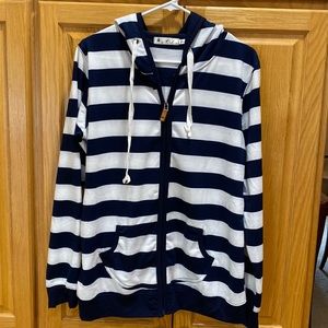 C S Zip Up Hooded Sweatshirt